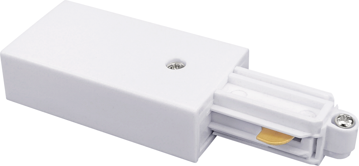 Trackline Endetilkobling Connect Power Supply L, Hvit