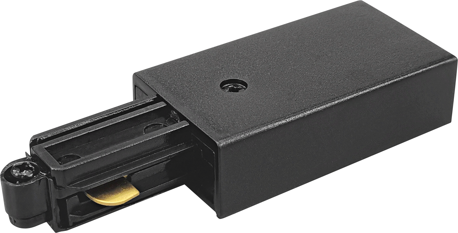 Trackline Skinnetilkobling Connect Power Supply R, Sort