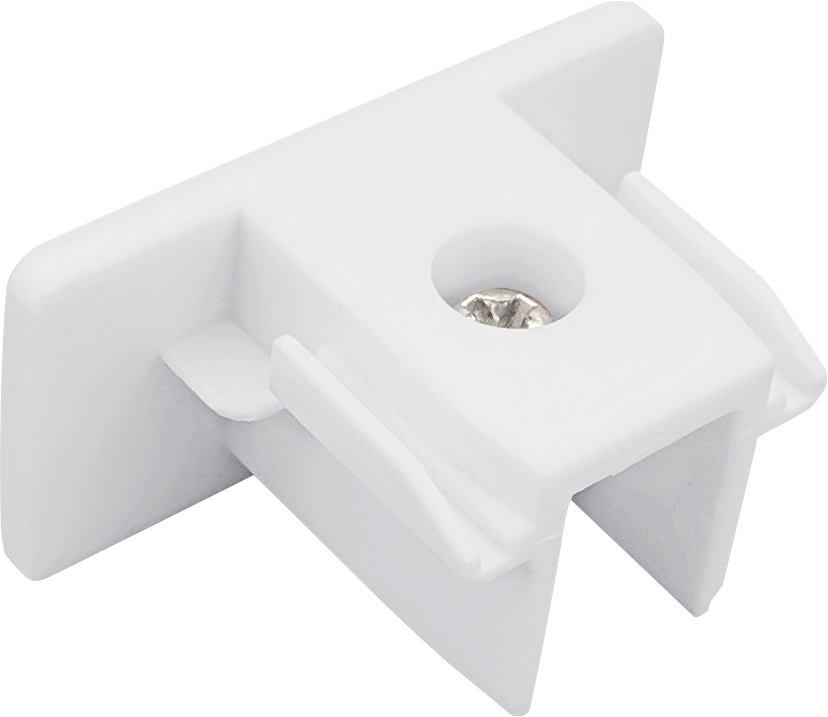 Trackline Endedeksel Connect End Cap, Hvit