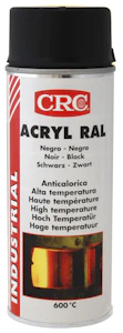 crc Musta lämpömaali 500ml pro paint +600c