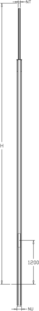RAK-STOLPE MSB80 E0 LE MORASTOLPEN