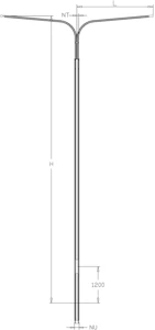 moramast D-armstolpe msa100 d15 morastolpen