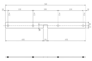 ivar petterssons järnmanufakt Tvärband r4-10360 l=960 plst 70x6