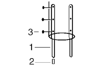 ivar petterssons järnmanufakt Ebr-sats 0051 bergdubb 25x250