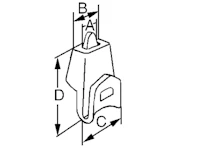 STAGKLÄMMA M KIL 7 SMIDD,52-68MM2,FE140