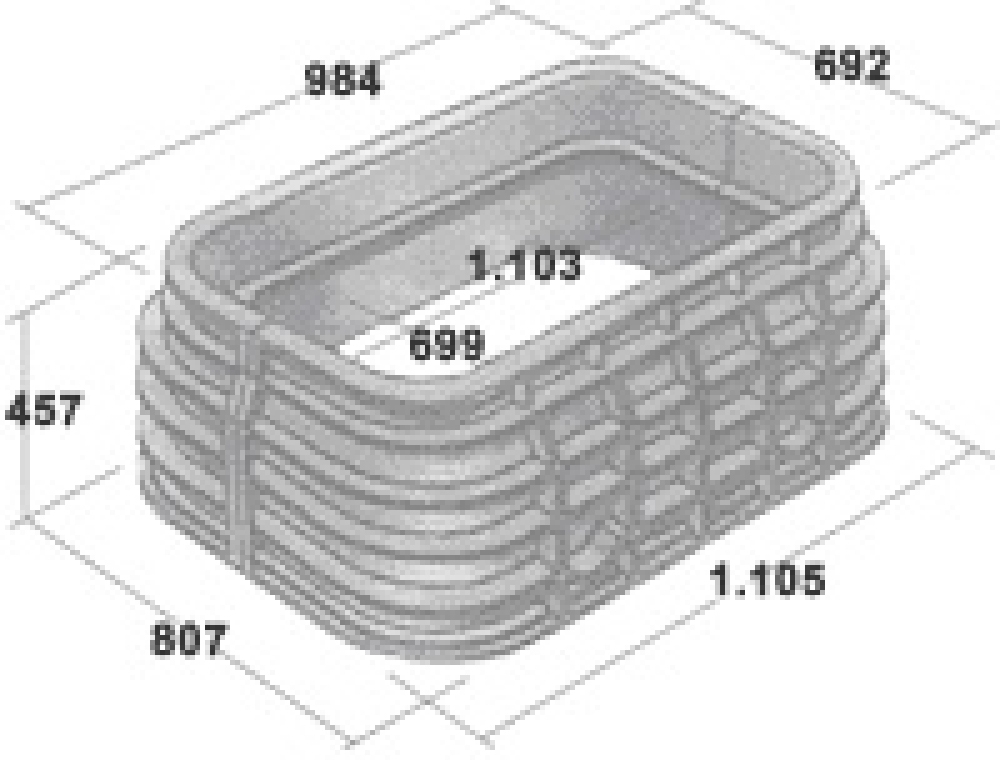 KABELBRUNN 700X1000 2436-18 A15 PEH-LOCK