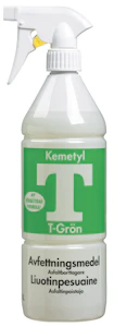 kemetyl Avfettn medel 1l t-grön spray kemetyl