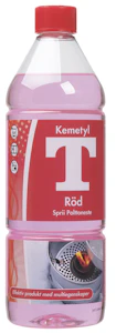 kemetyl Bränslesprit t-röd 1l kemetyl