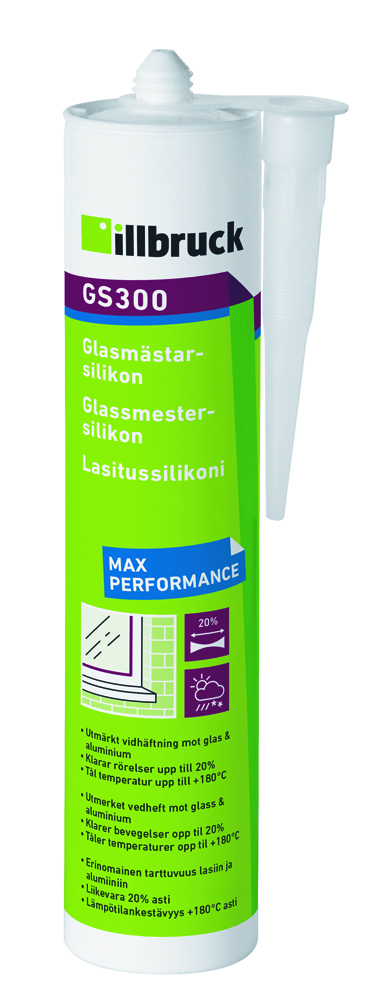 GLASMÄSTARSILIKON GS300 TRANS 0,31L