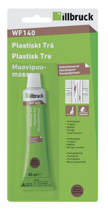 illbruck Plastiskt trä wf140 mörkbrun 40ml