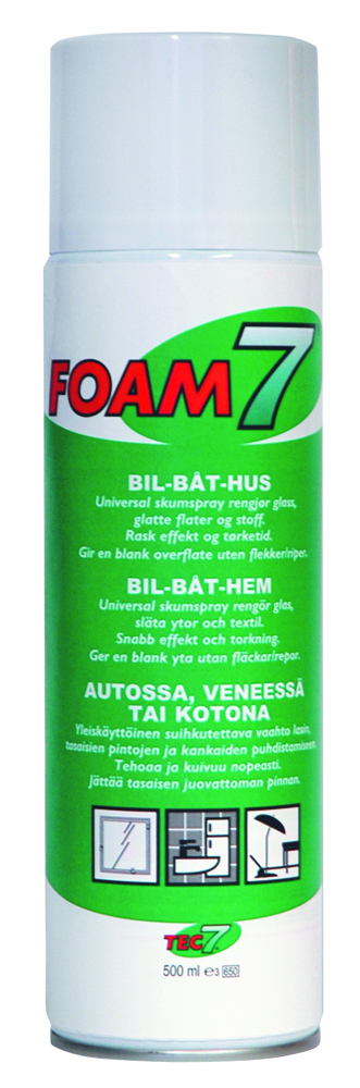 SKUMSPRAY FOAM7 500ML RENGÖRING