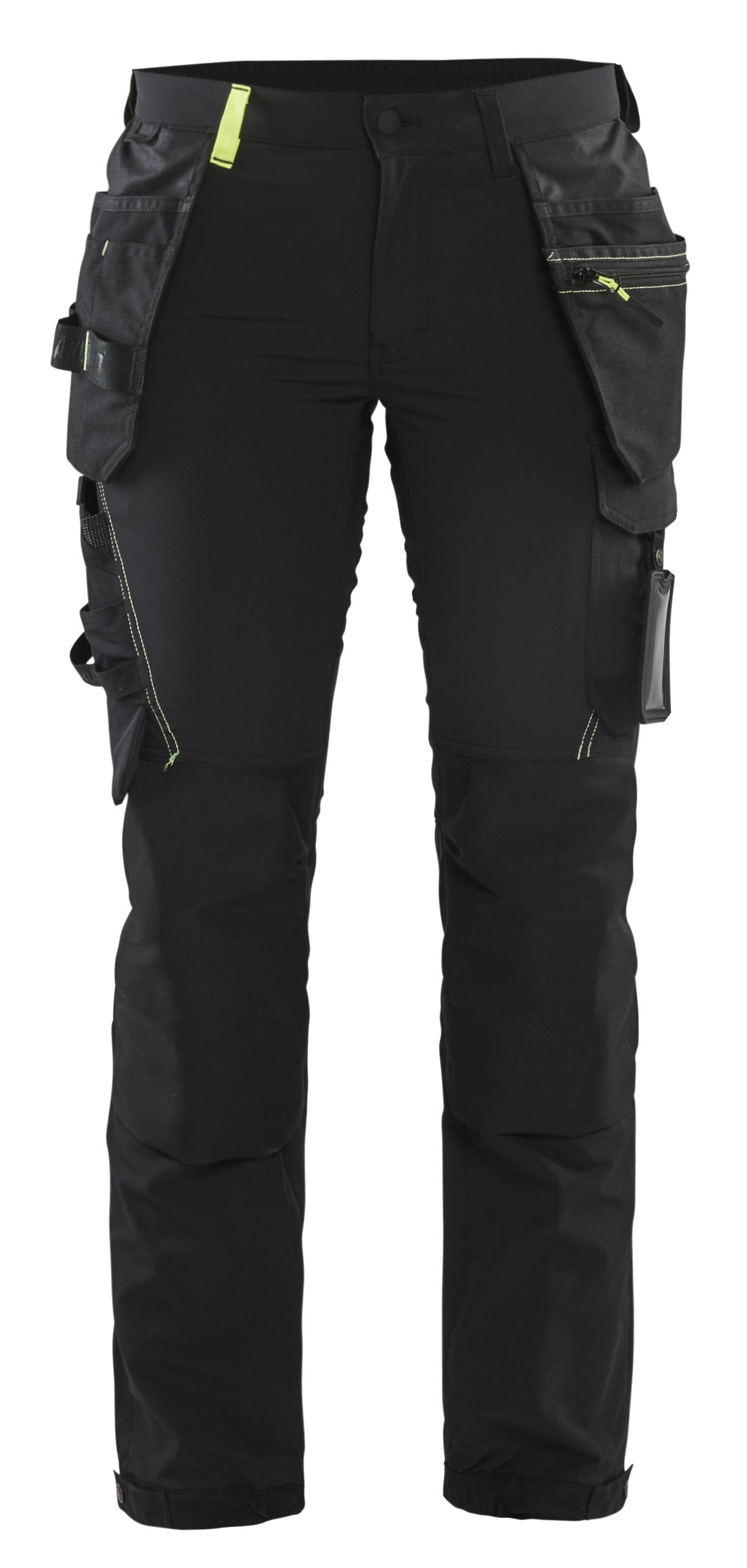 blåkläder Trousers blåkläder size d23 black/yellow