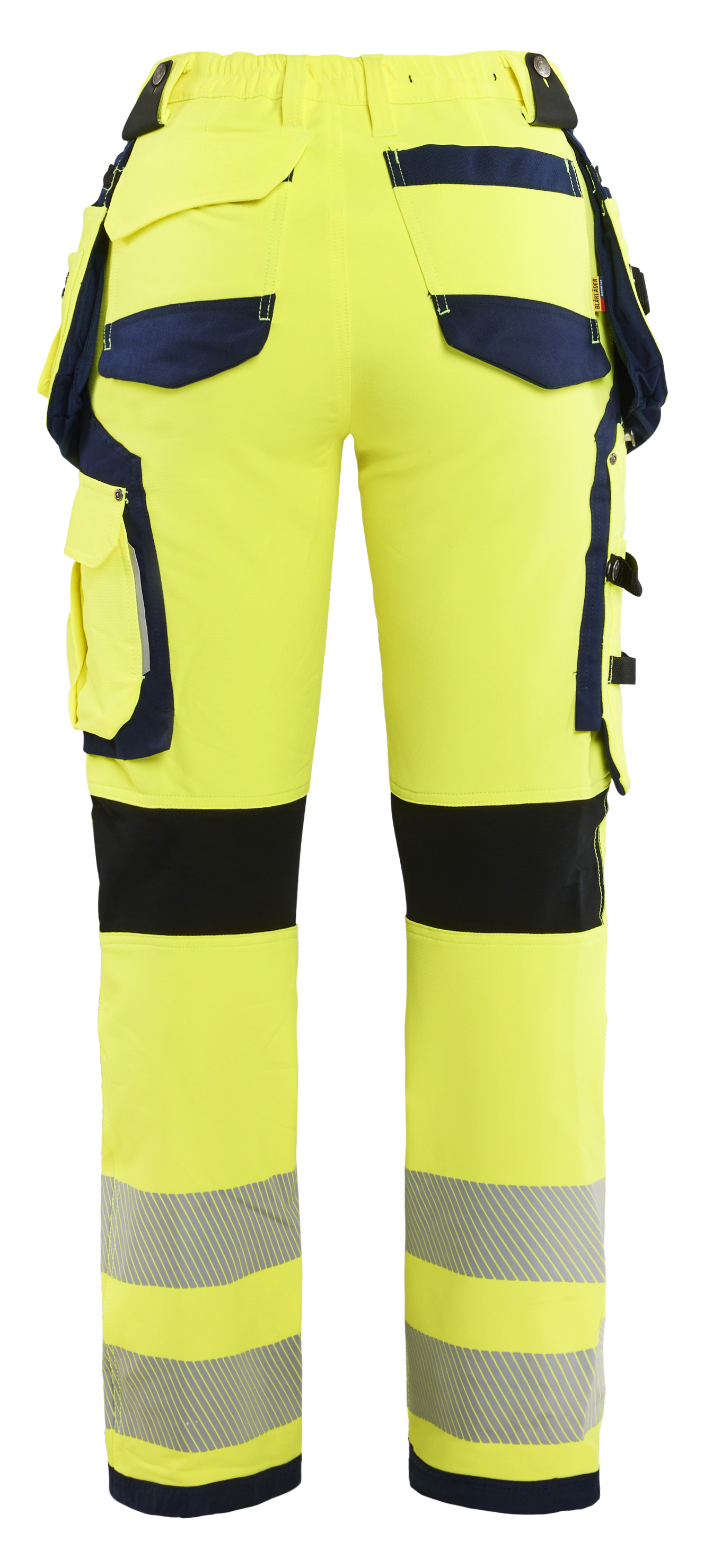 blåkläder Trousers blåkläder size c36 yellow/navy blue