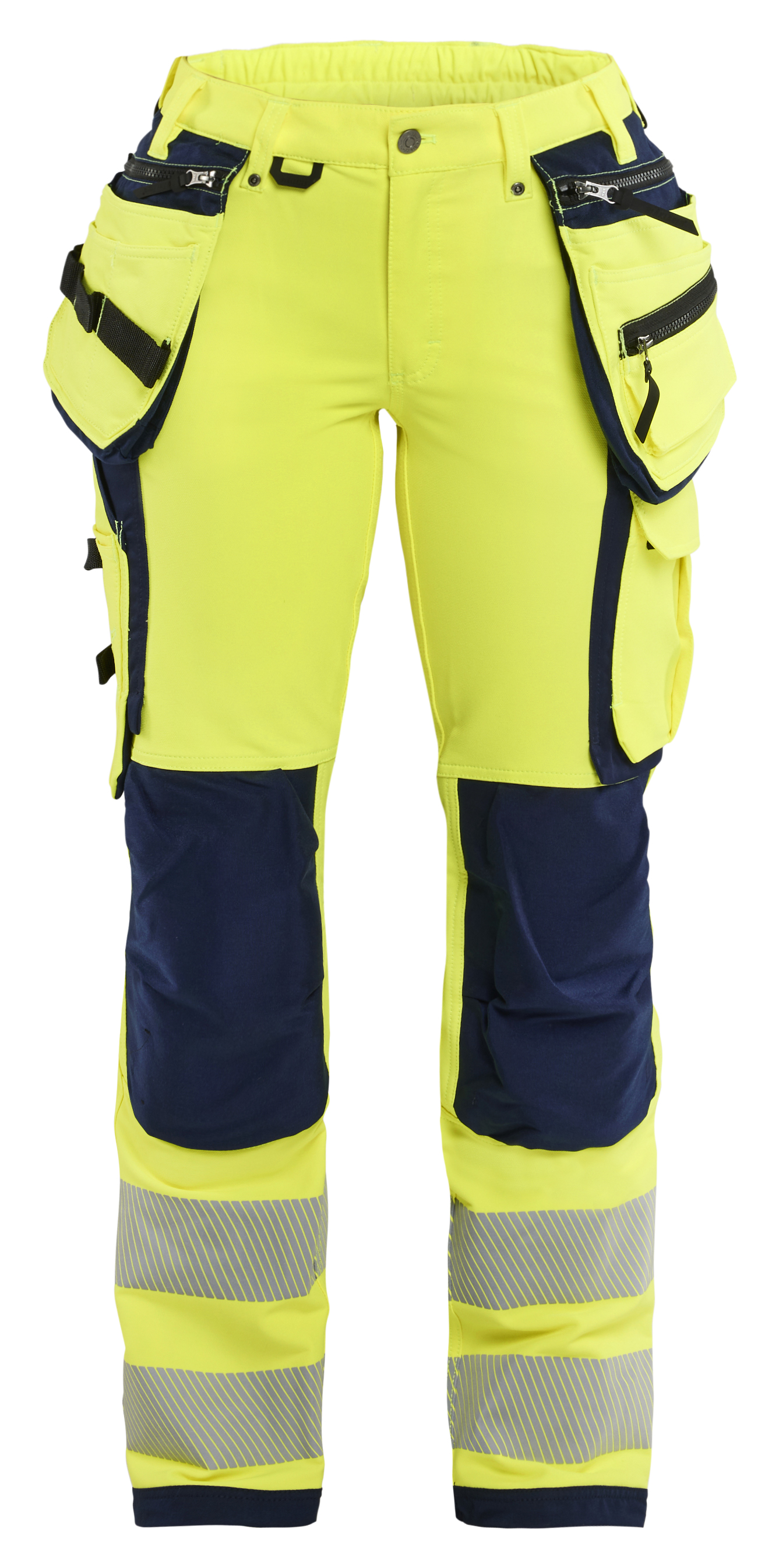 blåkläder Trousers blåkläder size c36 yellow/navy blue