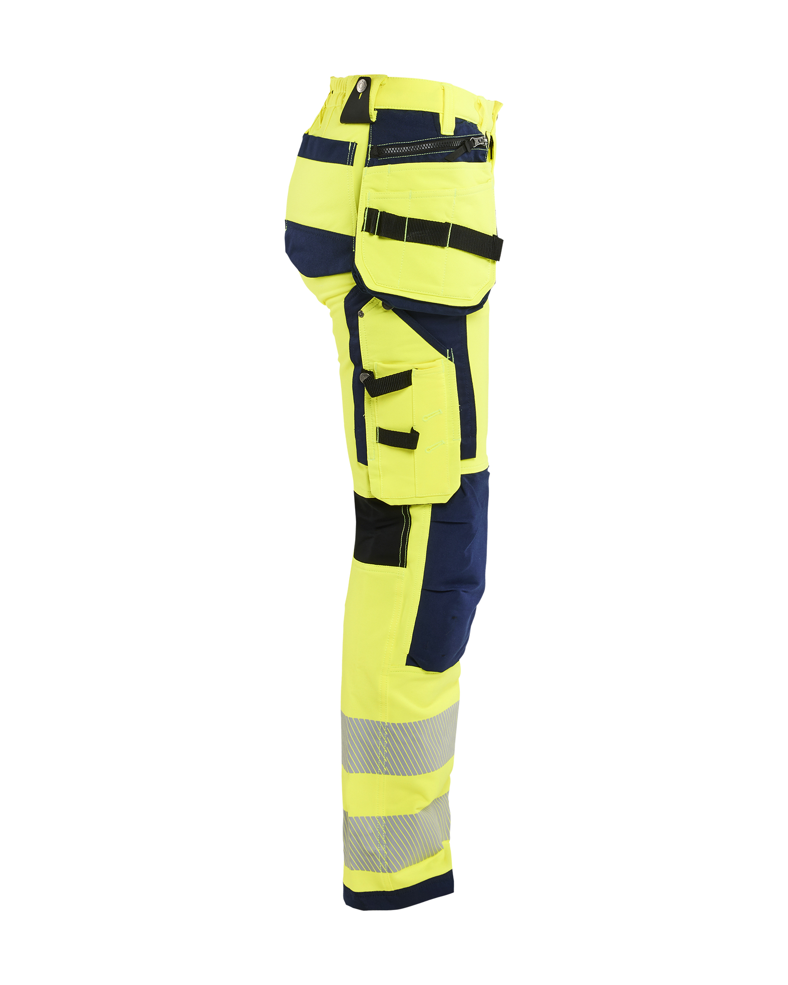 blåkläder Trousers blåkläder size c36 yellow/navy blue
