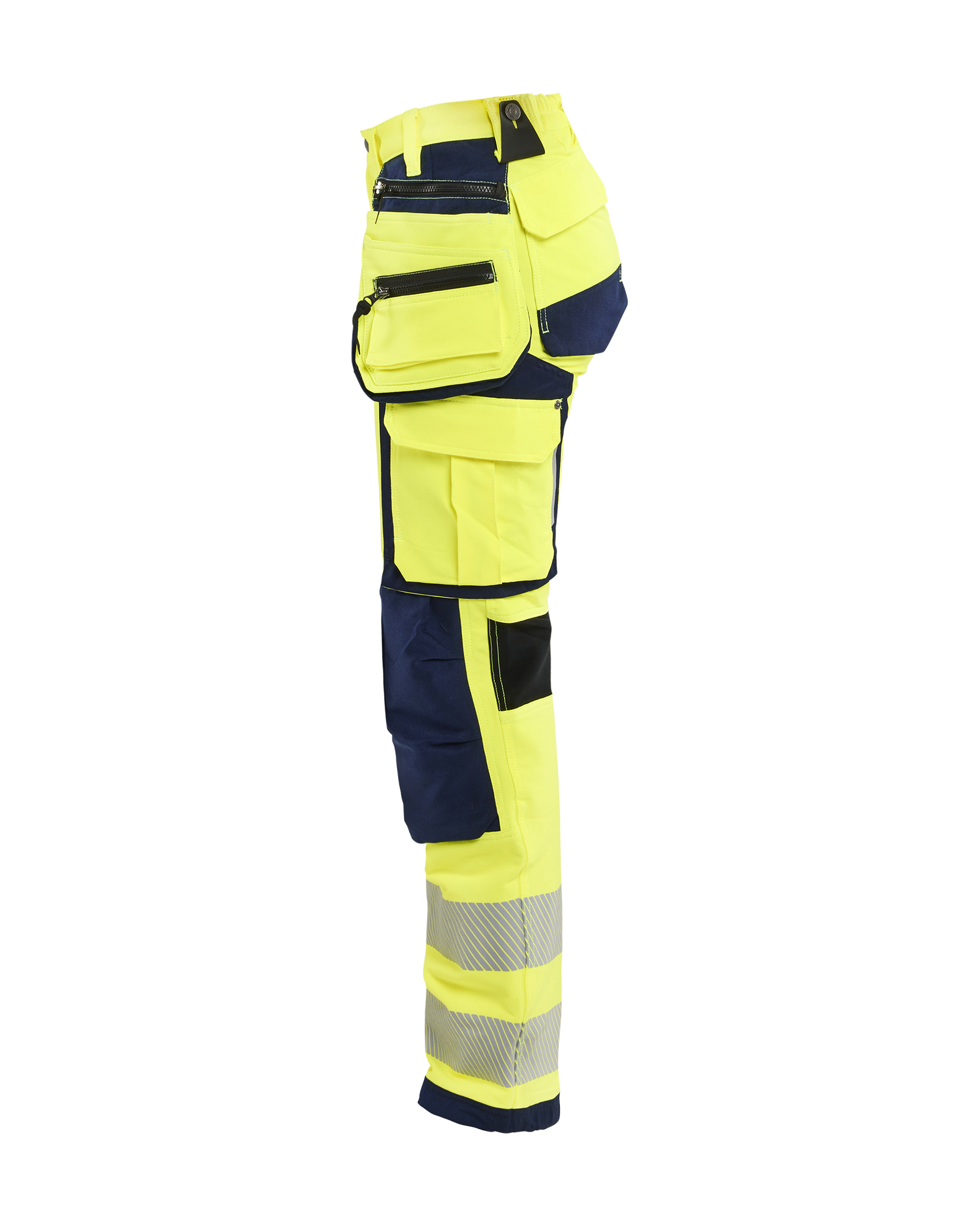 blåkläder Trousers blåkläder size c36 yellow/navy blue