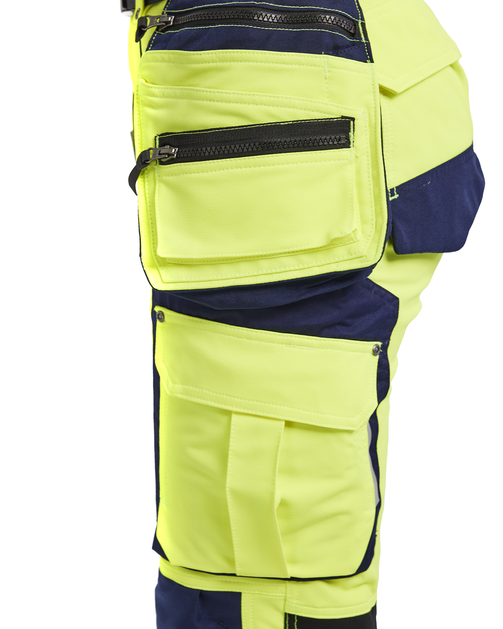 blåkläder Trousers blåkläder size c36 yellow/navy blue