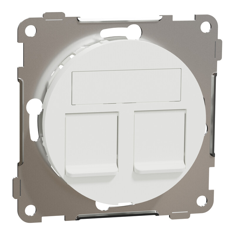 ELKO One sentralplate Rett, Universal 2X Keystone RH