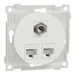 TELE OUTLET ELKO ONE MOD.OUTLET 2XUTP C6 1X F/IEC
