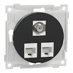 TELE OUTLET ELKO ONE MOD. OUTLET 2XUTP C6 1X F/F