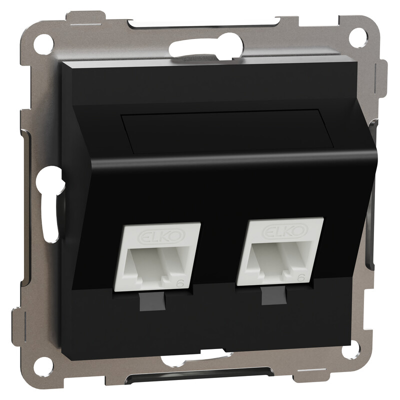 elko Tele outlet elko rs16/plus mod outlet 2x8 c6 utp tl angle