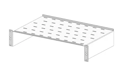 HYLLA 19IN SHELF, LIGHT 2U