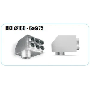termitech Oro paskirstymo dėžė izol. rki 160-6x75 vertikalus paj