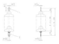 HÄNGKEDJA 12KA 72,5KV R05 LB4395105 16MM HK11EB66