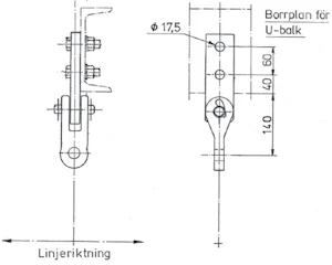 onninen Isol.kedjefäste 640592-a v-fall 4-640592-a