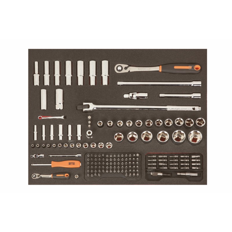 bahco Tooltrolley bahco 1472k6bkff7sd 207 pce