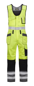 snickers workwear Helbyxa snickers 0213-6674 gul-grå stl 254