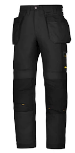 snickers workwear Työhousut snickers 6201-0404 musta koko 124