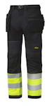 BYXA SNICKERS 6931-0466 SVART-GUL STL 256