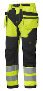 snickers workwear Työhousut snickers 6932-6604 keltainen-musta koko 256