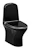 gustavsberg Wc 8300 2,5/4 hf, c+ black, gbg estetic