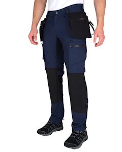 undefined Trousers dunderdon p16 navy size 28/30