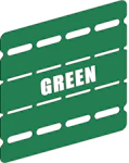 MÄRKPLÅT 93 GRÖN