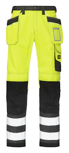 snickers workwear Byxa snickers 3233-6674 gul-grå stl 188