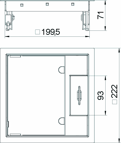 obo bettermann Floor box ges4m 10u, rst