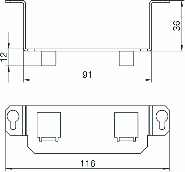 obo bettermann Installationsmaterial mtge2/2f