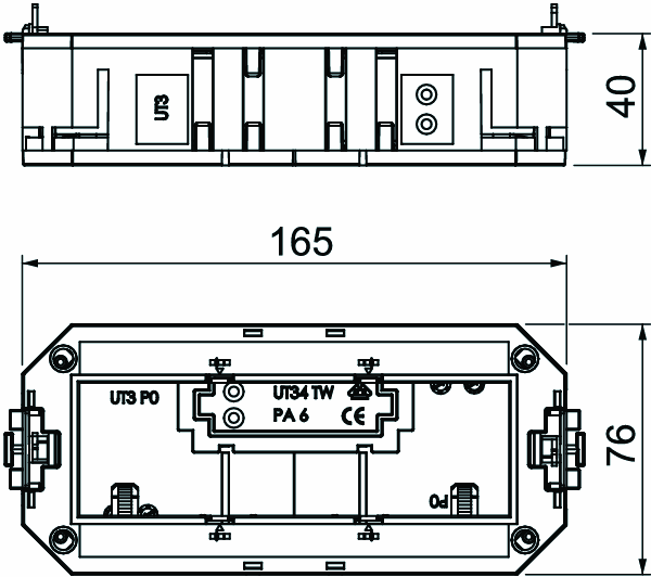 obo bettermann Apparatdosa ufs ut3 45 3, pa, mus