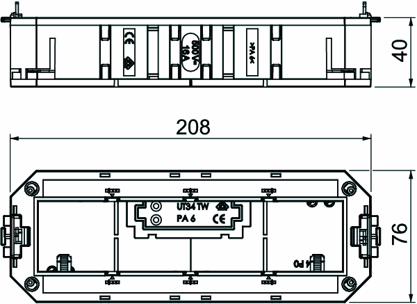 obo bettermann Apparatdosa ufs ut4 45 4, pa, mus