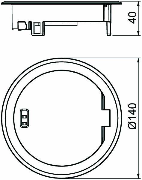 obo bettermann Apparatlock koppar
