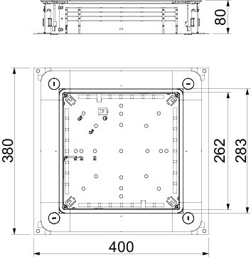 obo bettermann Casting box obo uzd250-4
