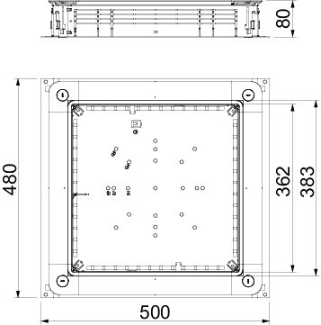 obo bettermann Casting box obo uzd350-4