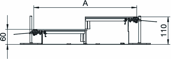 obo bettermann Lattiakanava obo oka-w2006, fe, 200x60x2400mm