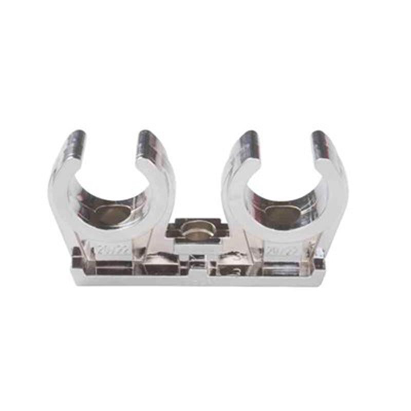 fischer Rörklämma 2-rör fischer 15mm  krom 25st