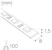 hide-a-lite Led strip ledstrip rx ip20 24v 4000k 5m