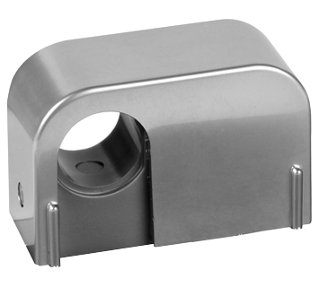 PIPE CLIP 1-PIPE FALUPLAST 15/16mm MATT CHROME 10PCS