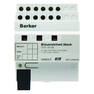 hager Dimmeraktor knx 3kan/1-10v t 4m din